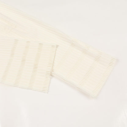 プリーツプリーズ リブ フリンジ レギンス パンツ ホワイト系 ボトムス PLEATS PLEASE