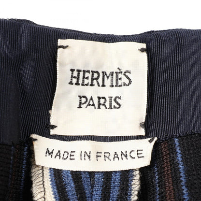 エルメス ストライプ ニット パンツ マルチカラー ボトムス HERMES