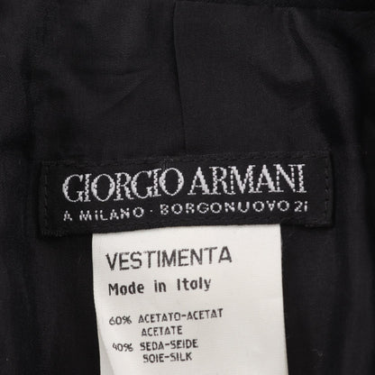 ジョルジオアルマーニ ダブルブレスト セットアップ ブラック系 スーツ GIORGIO ARMANI