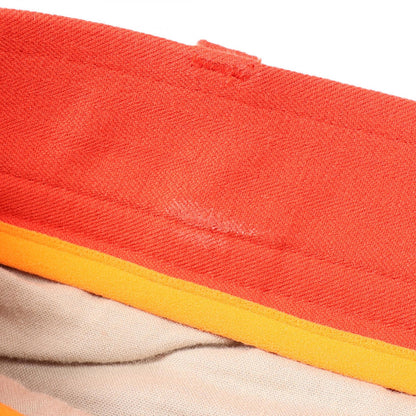 エルメス セリエボタン スエードパッチ ジョッキー パンツ レッド系 ボトムス HERMES