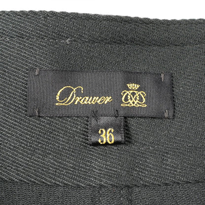 ドゥロワー リボンベルト パンツ グリーン系 ボトムス DRAWER