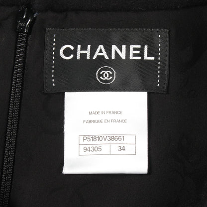 シャネル ココマークボタン 半袖 ワンピース ブラック系 ワンピース CHANEL