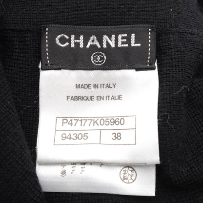 シャネル プリーツ ニット スカート ブラック系 ボトムス CHANEL