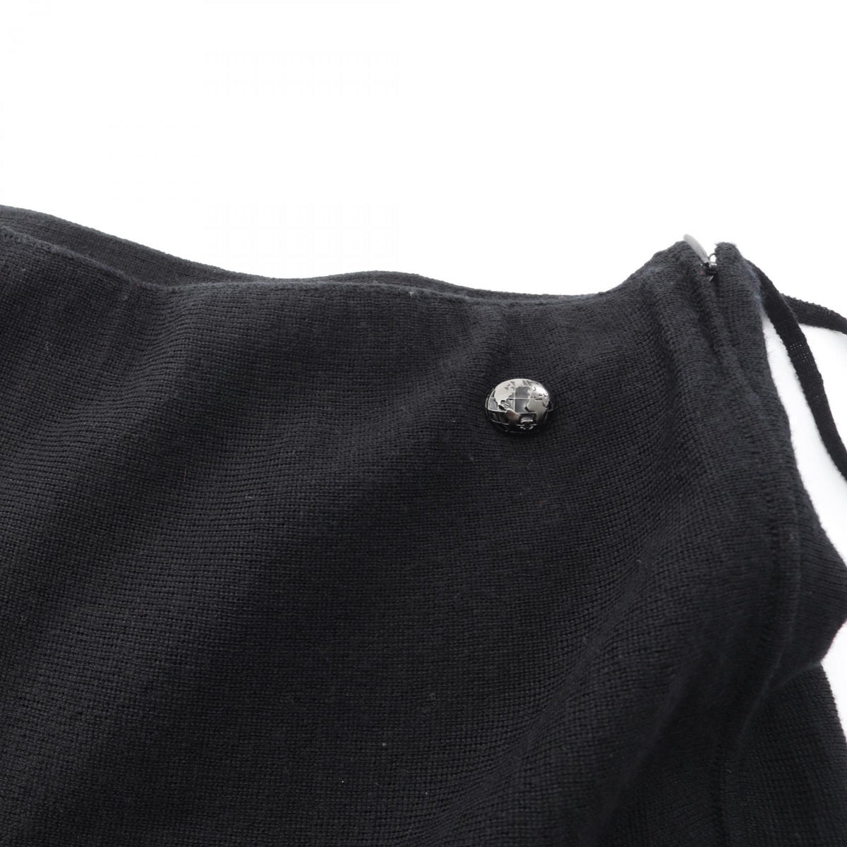 シャネル プリーツ ニット スカート ブラック系 ボトムス CHANEL