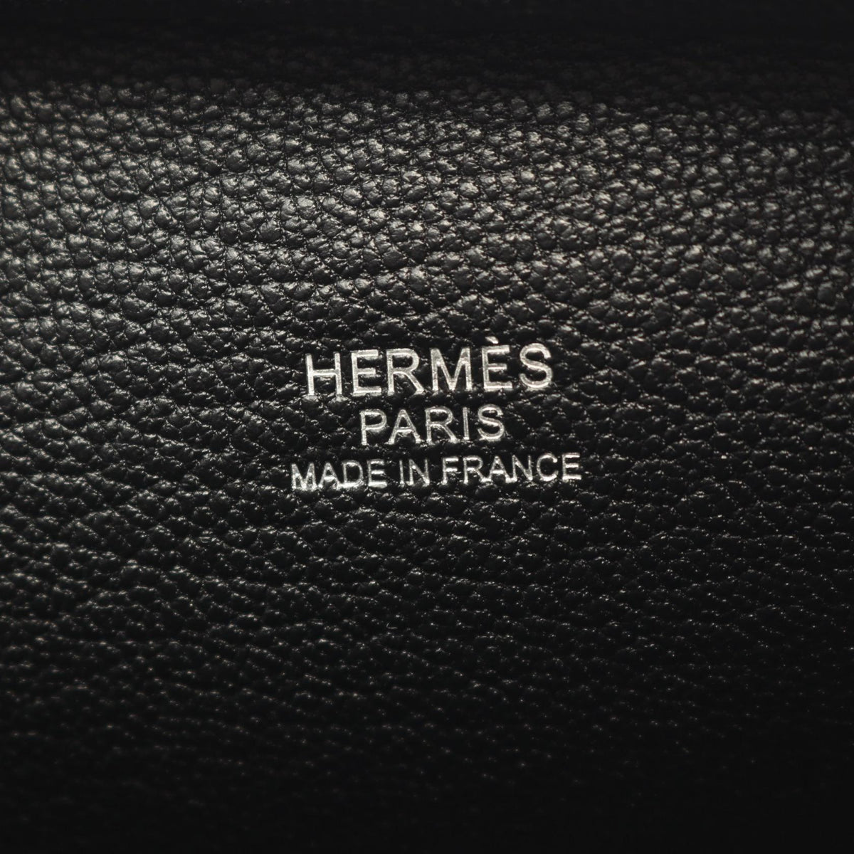 エルメス ミニプリュム20 ハンドバッグ ブラック系 シェーブル バッグ HERMES