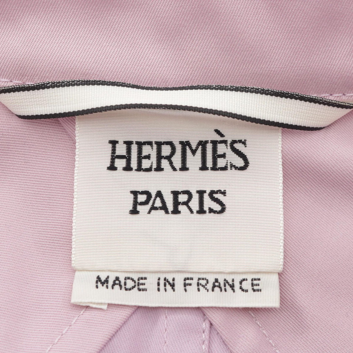 エルメス CLOU DE SELLE クルードセル ステンカラーコート ピンク系 アウター HERMES