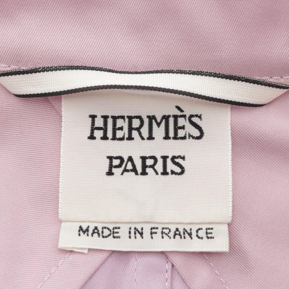 エルメス CLOU DE SELLE クルードセル ステンカラーコート ピンク系 アウター HERMES