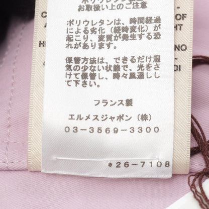 エルメス CLOU DE SELLE クルードセル ステンカラーコート ピンク系 アウター HERMES