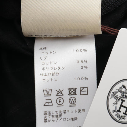 エルメス マキシ マイヨン エケストル 半袖Tシャツ ブラック系 ホワイト系 トップス HERMES
