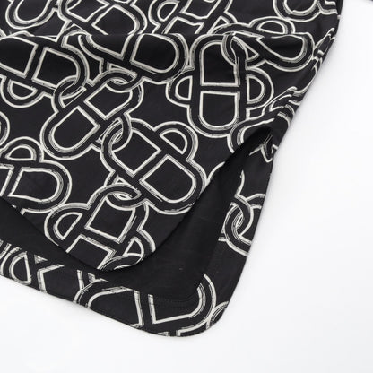 エルメス マキシ マイヨン エケストル 半袖Tシャツ ブラック系 ホワイト系 トップス HERMES