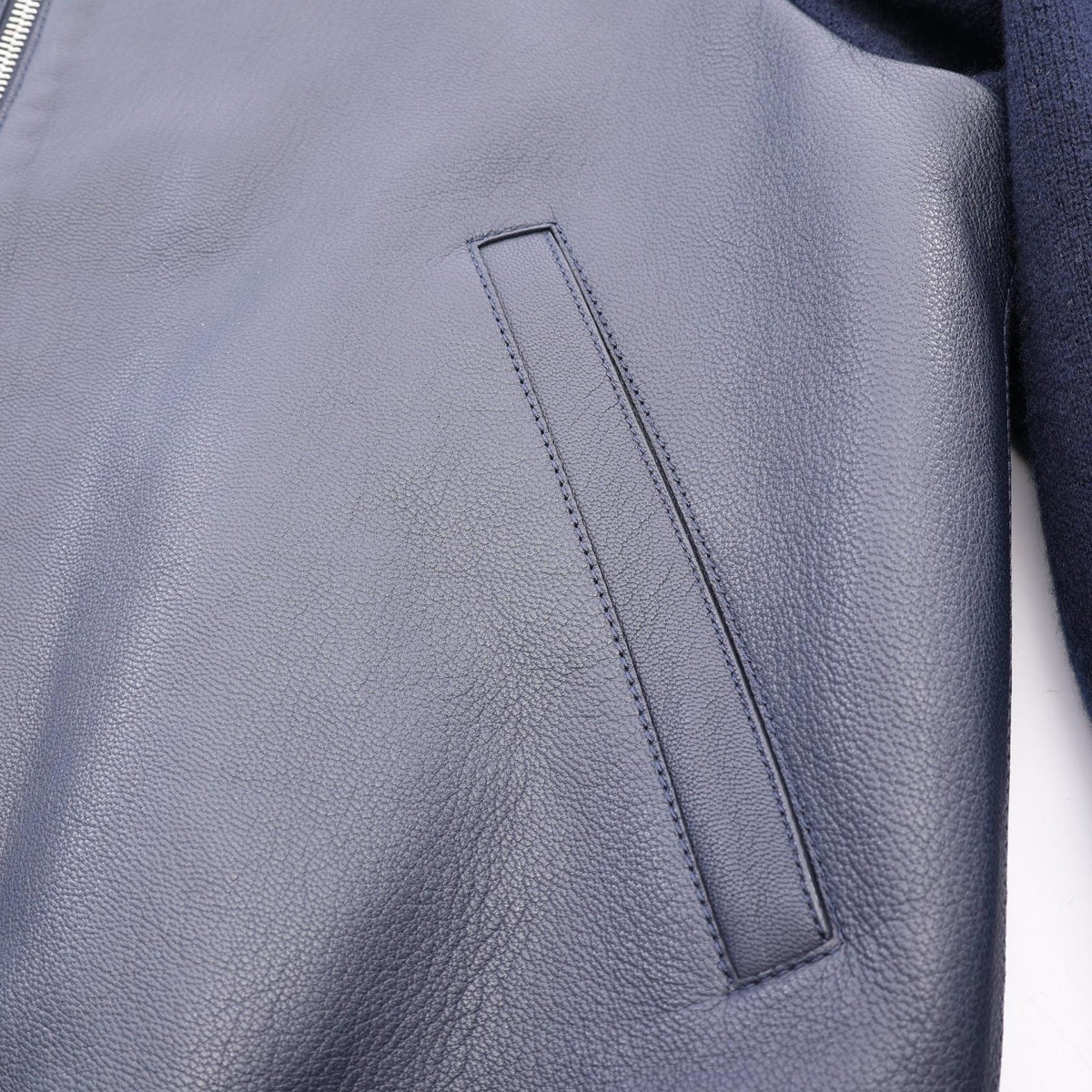 エルメス シェーヌダンクル ブルゾン ネイビー系 アウター HERMES