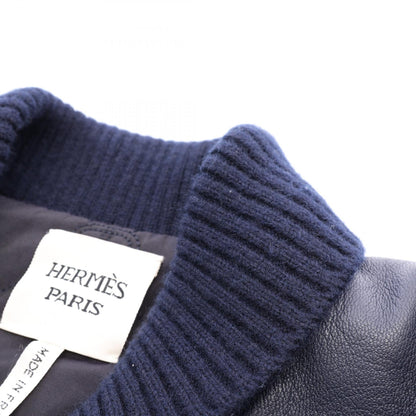 エルメス シェーヌダンクル ブルゾン ネイビー系 アウター HERMES