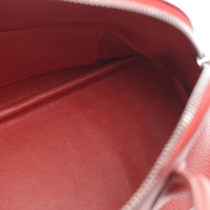 エルメス ボリード27 ルージュガランス 2WAY ハンドバッグ レッド系 シェーブル バッグ HERMES