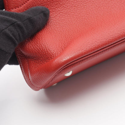 エルメス ボリード27 ルージュガランス 2WAY ハンドバッグ レッド系 シェーブル バッグ HERMES