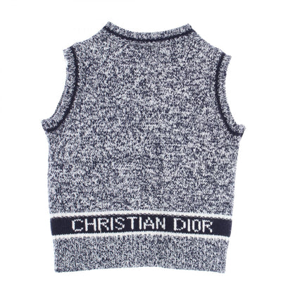 ディオール ロゴ ニット ベスト ネイビー系 トップス DIOR