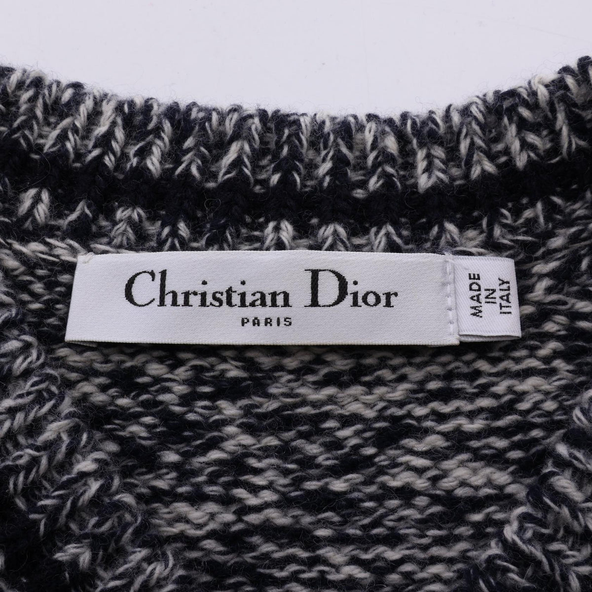 ディオール ロゴ ニット ベスト ネイビー系 トップス DIOR