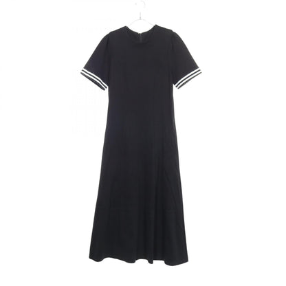 ボーダーズアットバルコニー FLARE TEE DRESS クルーネック 半袖 ワンピース ブラック系 ワンピース BORDERS AT BALCONY