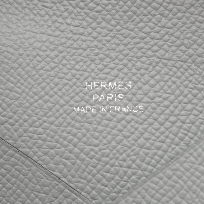 エルメス カルヴィ ブルーグラシエ コインケース グレー系 ヴォーエプソン 財布・小物 HERMES