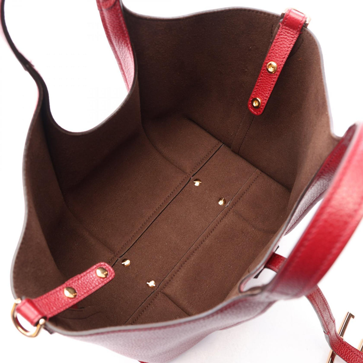 トッズ Tタイムレス ショッピングバッグ ミニ 2WAY ハンドバッグ レッド系 バッグ TOD'S