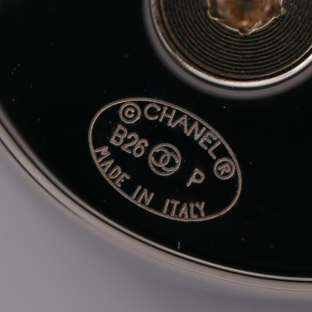 シャネル ココマーク サークル ピアス シルバー系 クリア系 アクセサリー CHANEL