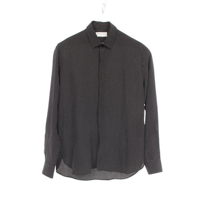 サンローランパリ ドット柄 長袖 その他トップス ブラック系 トップス SAINT LAURENT PARIS