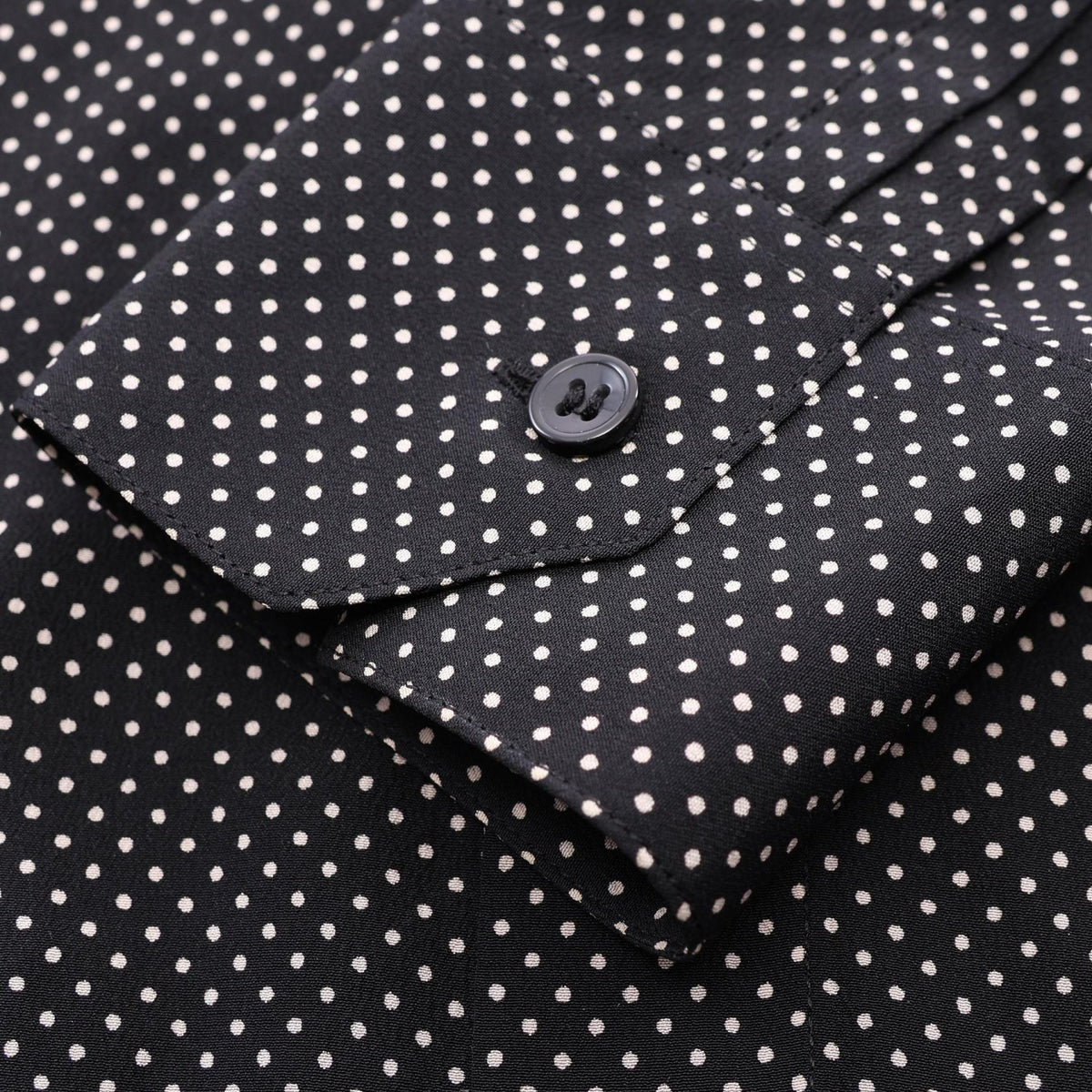 サンローランパリ ドット柄 長袖 その他トップス ブラック系 トップス SAINT LAURENT PARIS