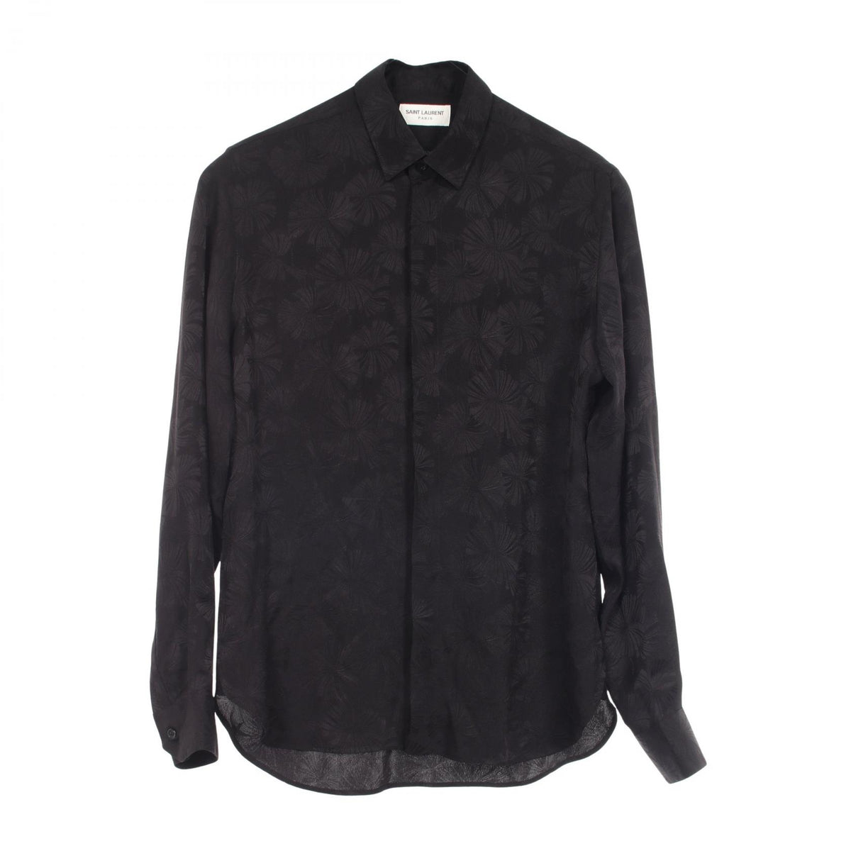 サンローランパリ 総柄 長袖 その他トップス ブラック系 トップス SAINT LAURENT PARIS