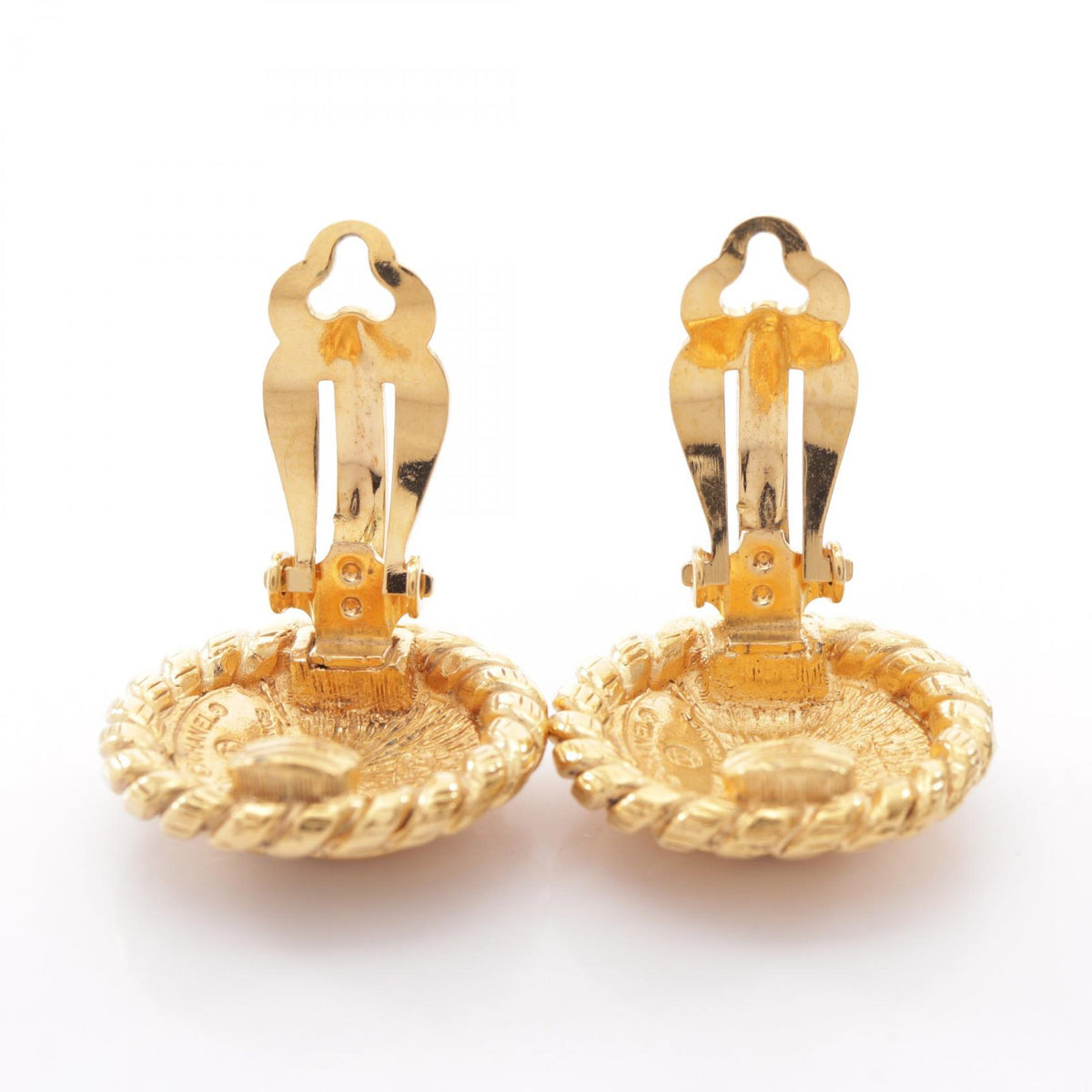 シャネル ココマーク サークル イヤリング ゴールド系 アクセサリー CHANEL