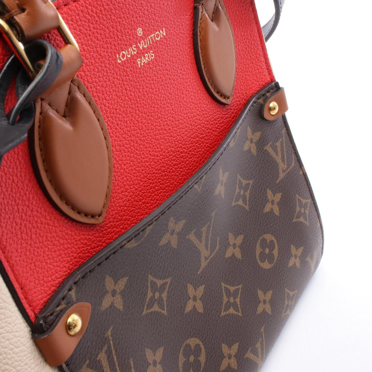ルイ・ヴィトン フォールド トート PM 2WAY トートバッグ ブラウン系 マルチカラー スリーズ バッグ LOUIS VUITTON