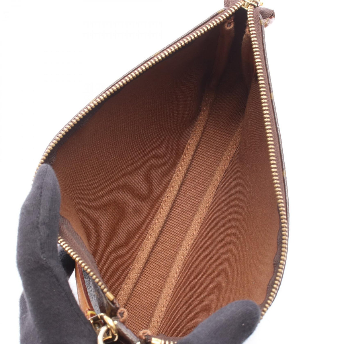 ルイ・ヴィトン ポシェットアクセソワール モノグラム ハンドバッグ ブラウン系 バッグ LOUIS VUITTON