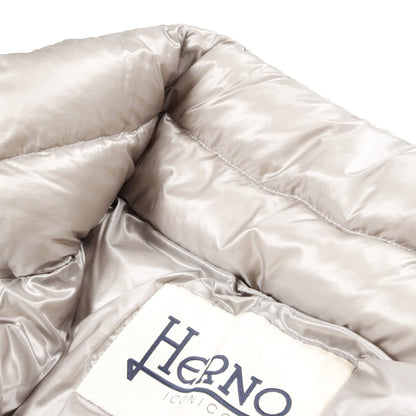 ダウンコート ダウンジャケット ナイロン グレー ヘルノ アウター HERNO