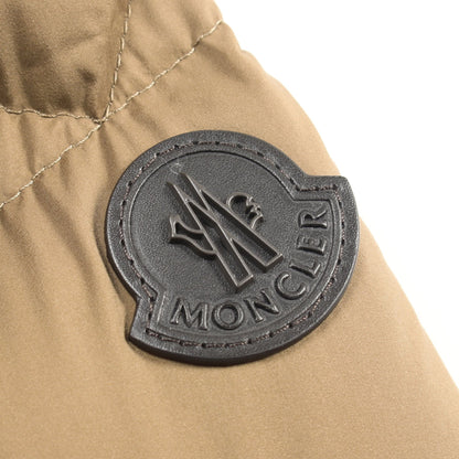 CURVAL ダウンジャケット ナイロン レザー ベージュ 切替 アウター MONCLER