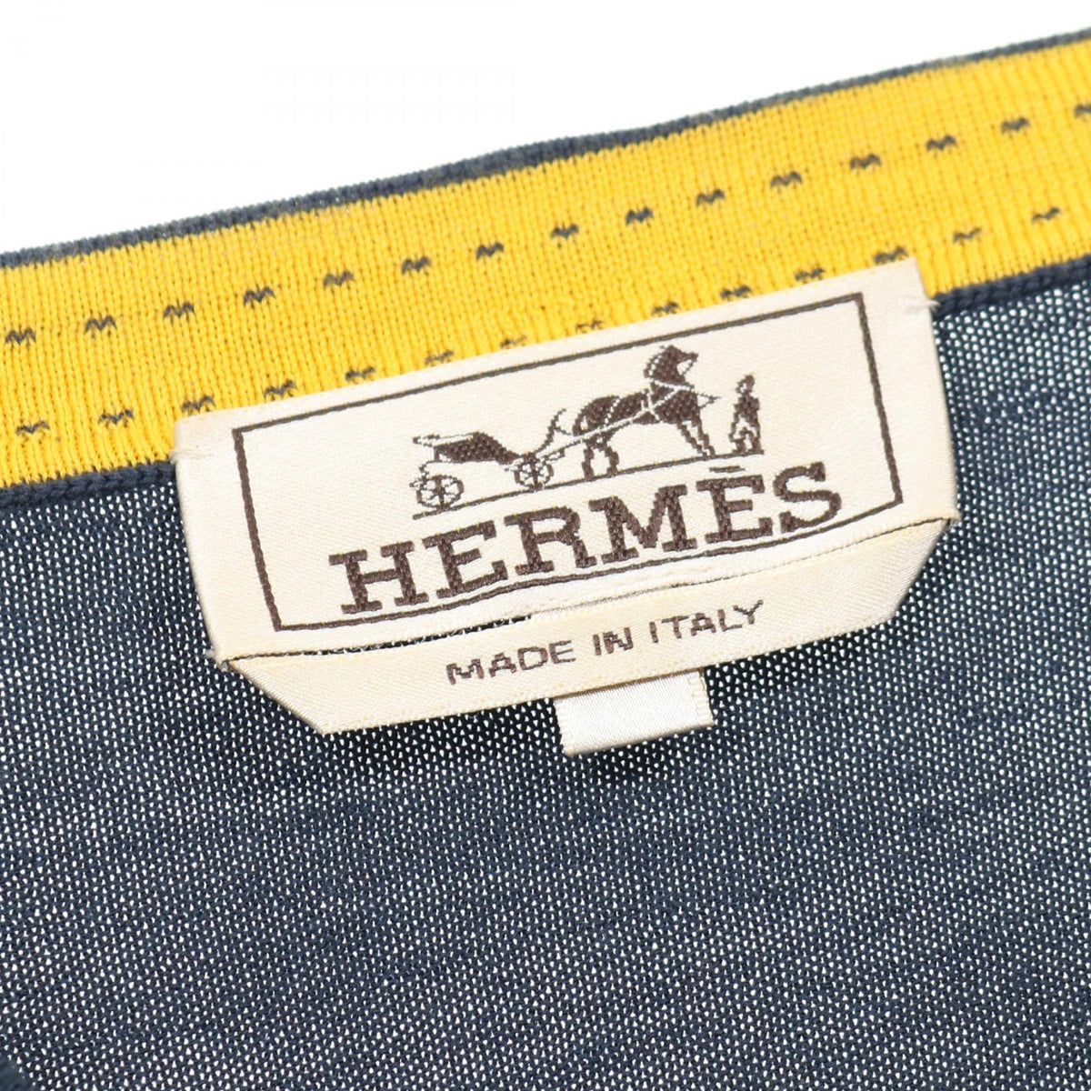 エルメス ニット ネイビー系