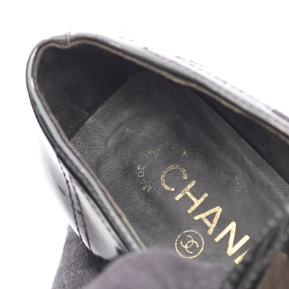 シャネル ココマーク チェーン ローファー ブラック系 シューズ CHANEL