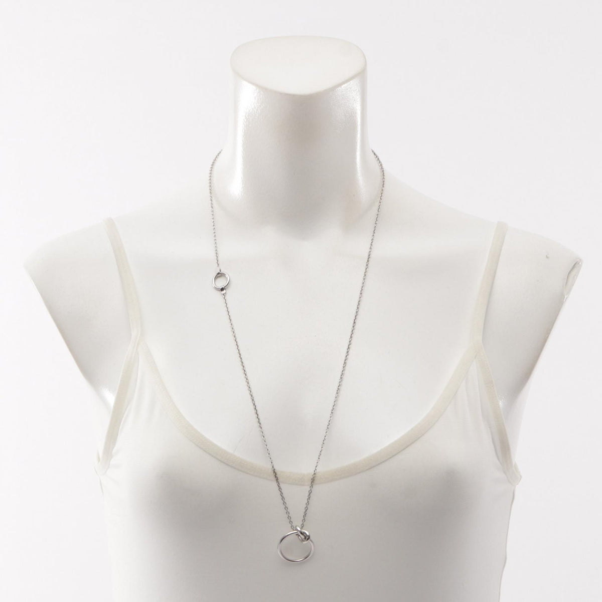 セリーヌ ノット ネックレス シルバー系 アクセサリー CELINE