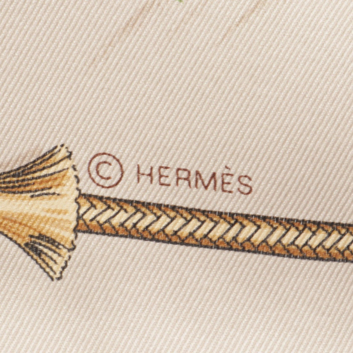 エルメス カレ70 Pampa スカーフ ベージュ系 マルチカラー シルク 財布・小物 HERMES