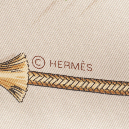 エルメス カレ70 Pampa スカーフ ベージュ系 マルチカラー シルク 財布・小物 HERMES