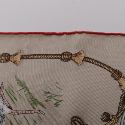 エルメス カレ70 Pampa スカーフ ベージュ系 マルチカラー シルク 財布・小物 HERMES