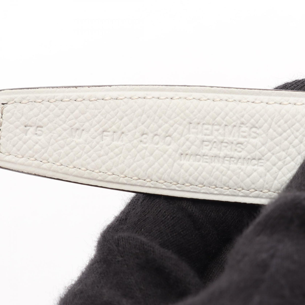 エルメス コンスタンス Hベルト リバーシブル ベルト ブラウン系 ホワイト系 ヴォーエプソン 財布・小物 HERMES