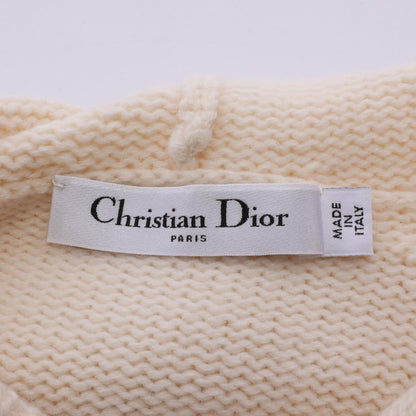 ディオール 半袖 パーカー フード付き ニット ホワイト系 ブラック系 トップス DIOR