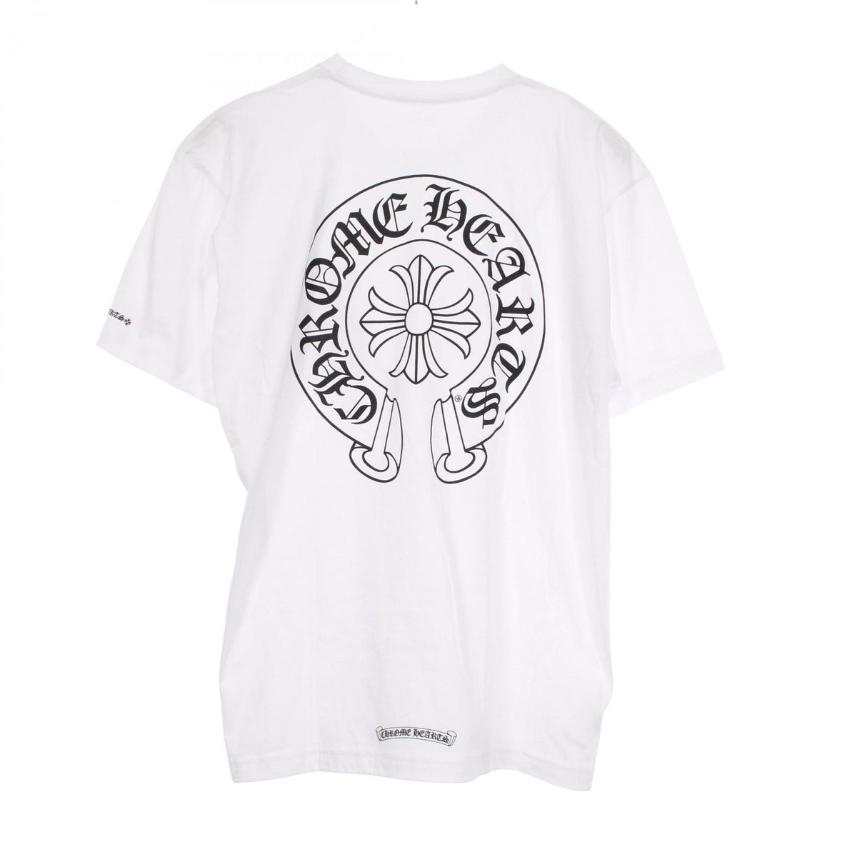 クロムハーツ ホースシュー ポケット 半袖Tシャツ ホワイト系 トップス CHROME HEARTS