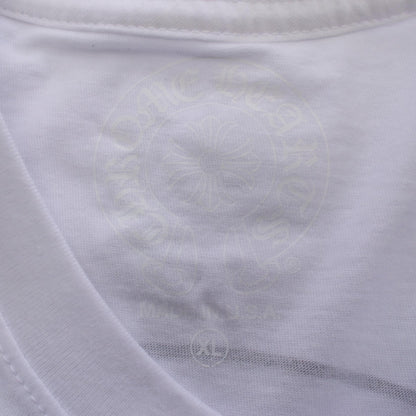 クロムハーツ ホースシュー ポケット 半袖Tシャツ ホワイト系 トップス CHROME HEARTS