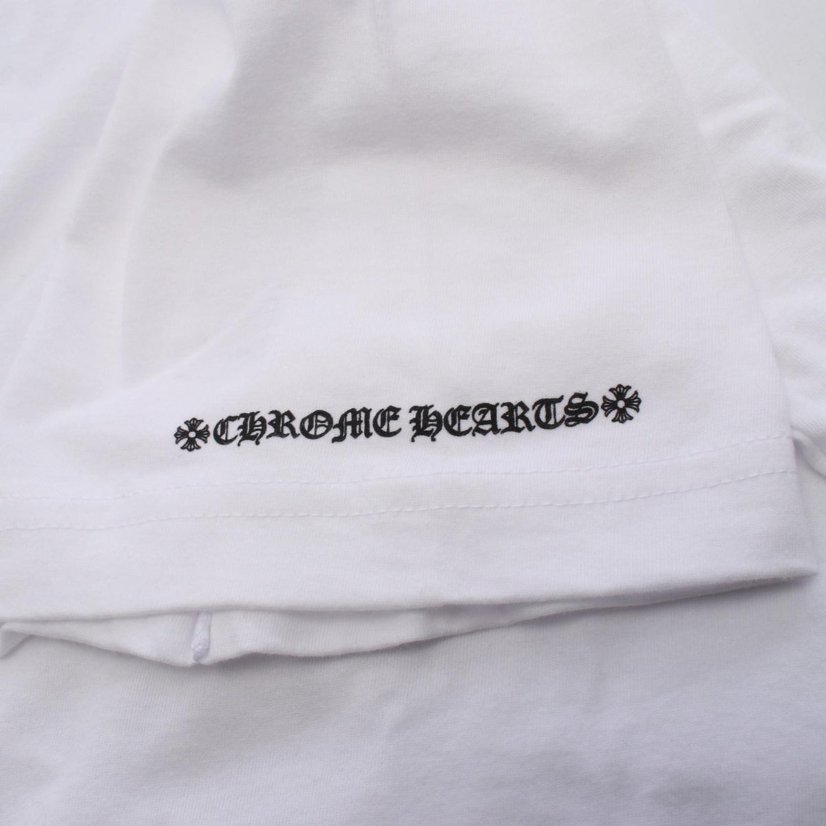 クロムハーツ ホースシュー ポケット 半袖Tシャツ ホワイト系 トップス CHROME HEARTS