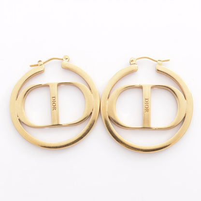 ディオール Petit CD サークル ピアス ゴールド系 クリア系 アクセサリー DIOR