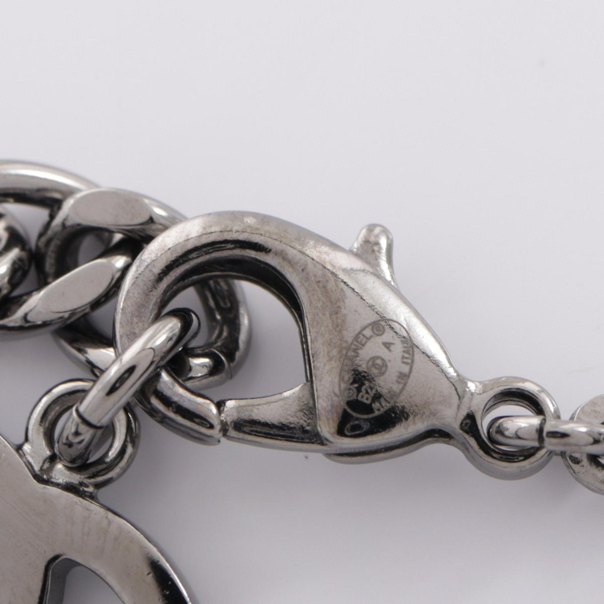 シャネル ココマーク ネックレス シルバー系 クリア系 アクセサリー CHANEL