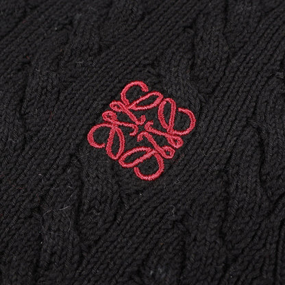ロエベ アナグラム ニット ベスト ブラック系 レッド系 ブルー系 トップス LOEWE