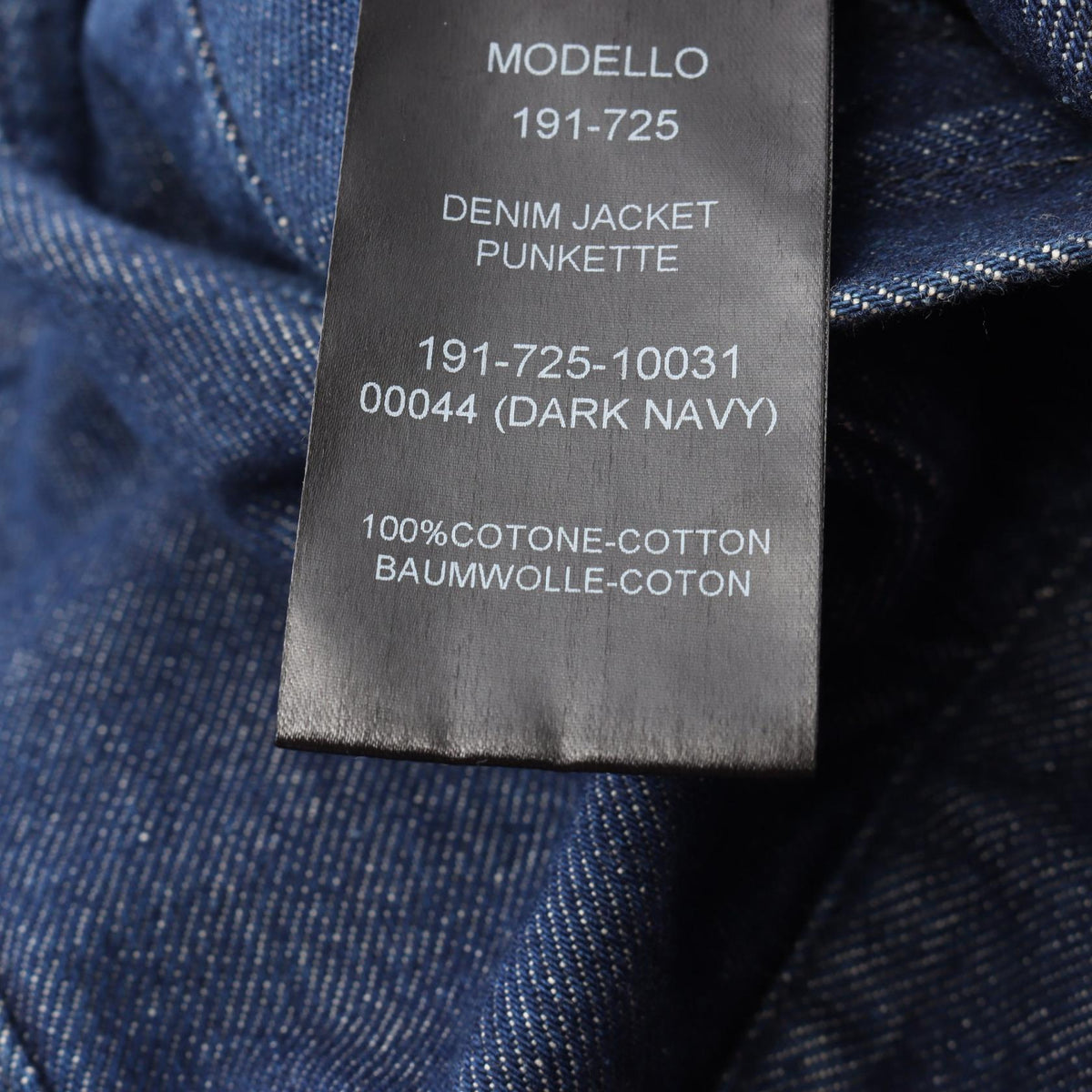 ラフシモンズ Denim Jacket Punkette デニムジャケット ネイビー系