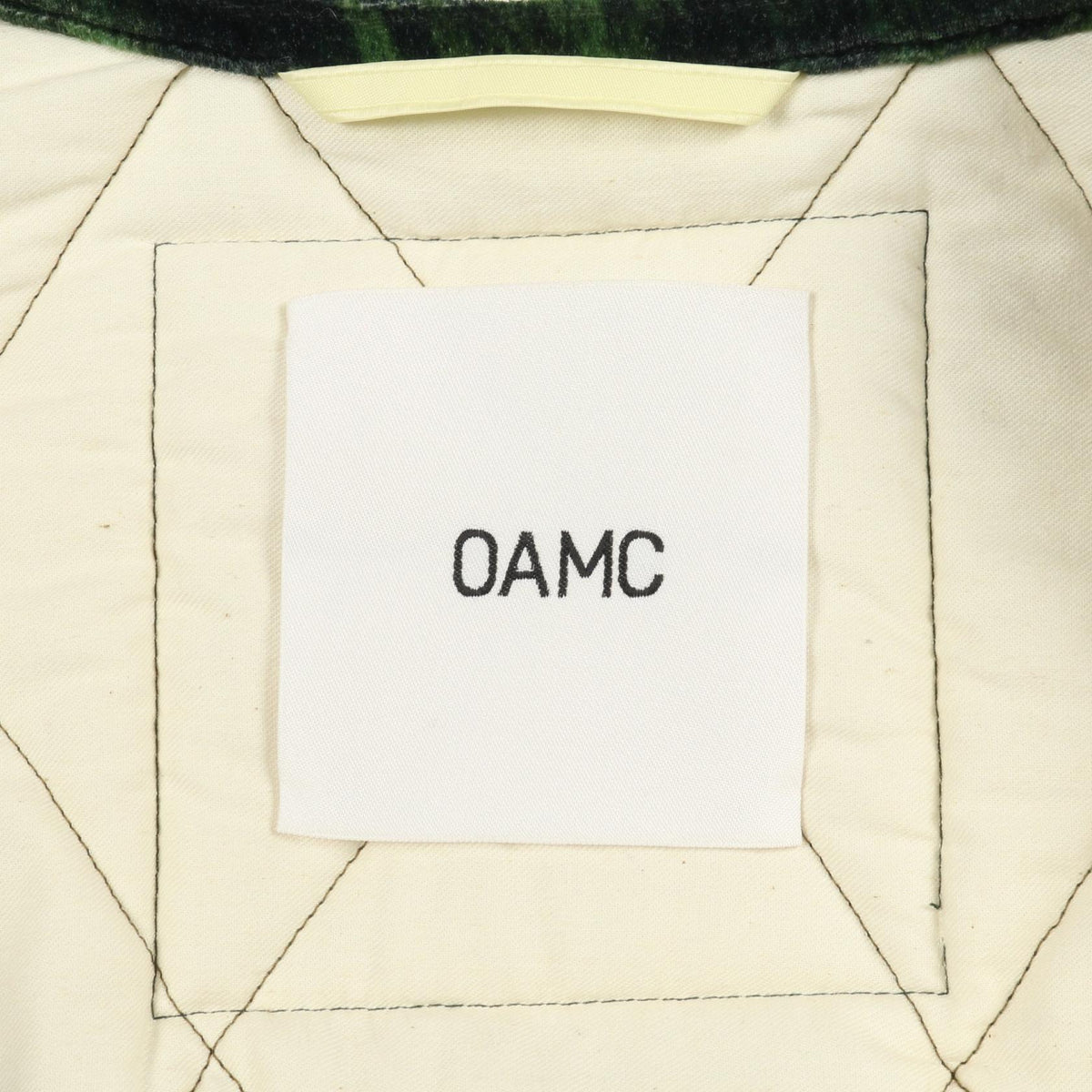 オーエーエムシー Combat Liner Velvet Jacket その他ジャケット グリーン系