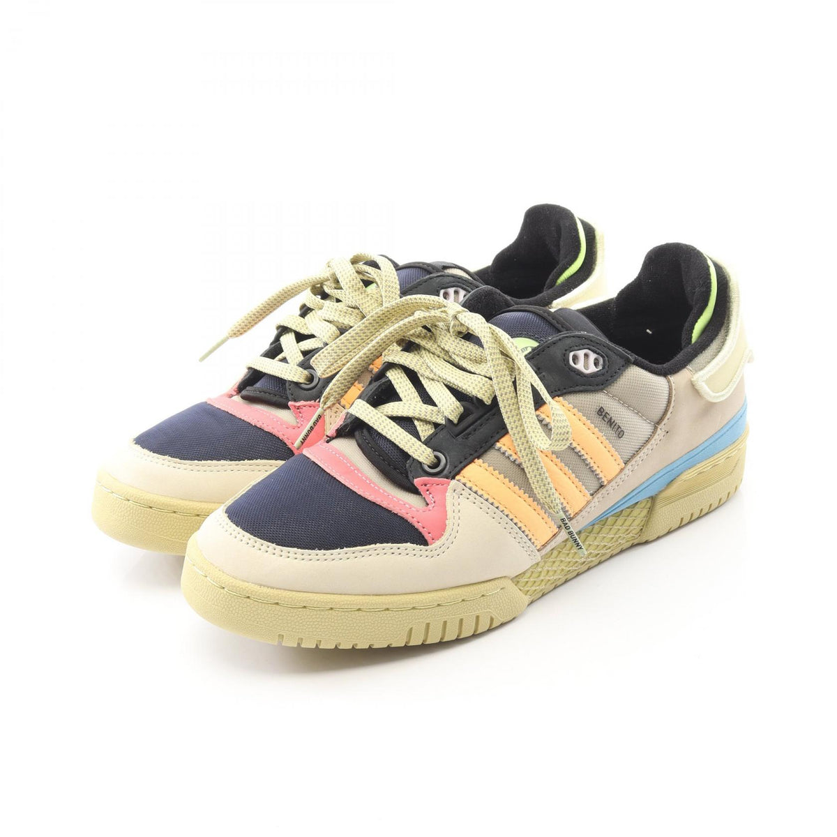 アディダス adidas × Bad Bunny Forum Powerphase スニーカー ベージュ系 マルチカラー