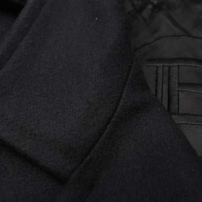 ナポレオン ジャケット コート ウール ダークネイビー バルマン アウター BALMAIN